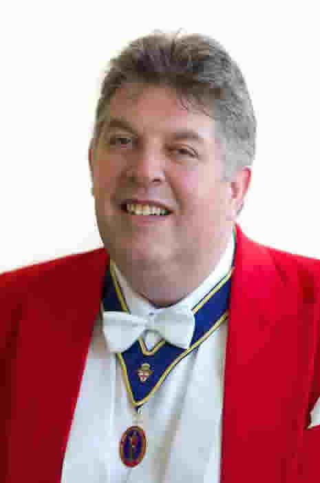 English Toastmaster Russell Rainger