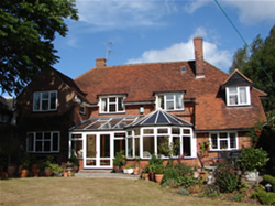 Rear view of Wych Elm Bed & Breakfast in Danbury, Chelmsford, Essex